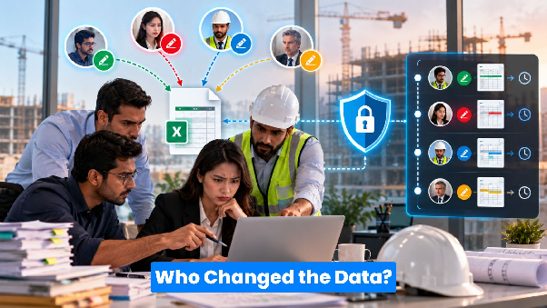 Procurement audit trail and role-based access control for tracking changes to procurement data